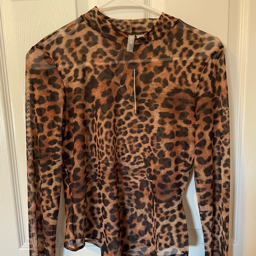 ASOS animal print bodysuit